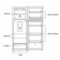Thumbnail for Factory second/Carton damaged TCL 362L Top Mount Fridge – P362TMW - Second Hand Appliances Geebung