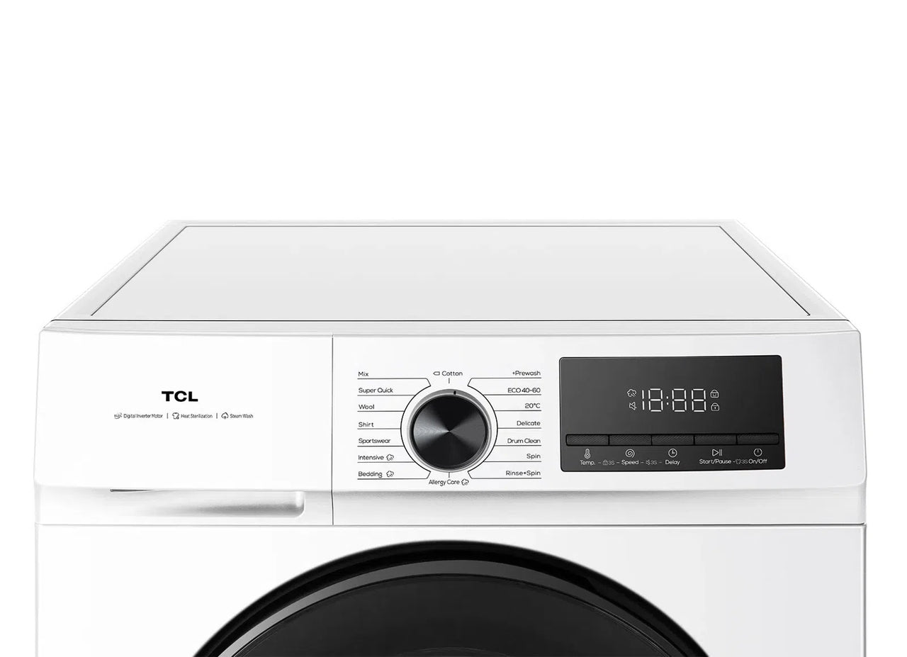 Factory second/Carton damaged TCL WF10P11W – 10 kg Front Load Washing Machine (White) - Second Hand Appliances Geebung