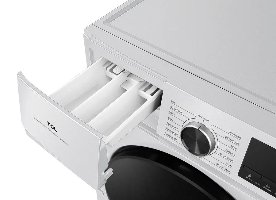 Factory second/Carton damaged TCL WF10P11W – 10 kg Front Load Washing Machine (White) - Second Hand Appliances Geebung