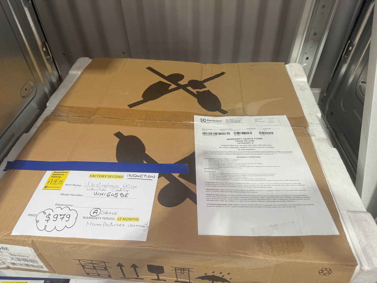 Factory second/Carton damaged Westinghouse WHI645BE 60cm 4 Zone Induction Cooktop - Second Hand Appliances Geebung