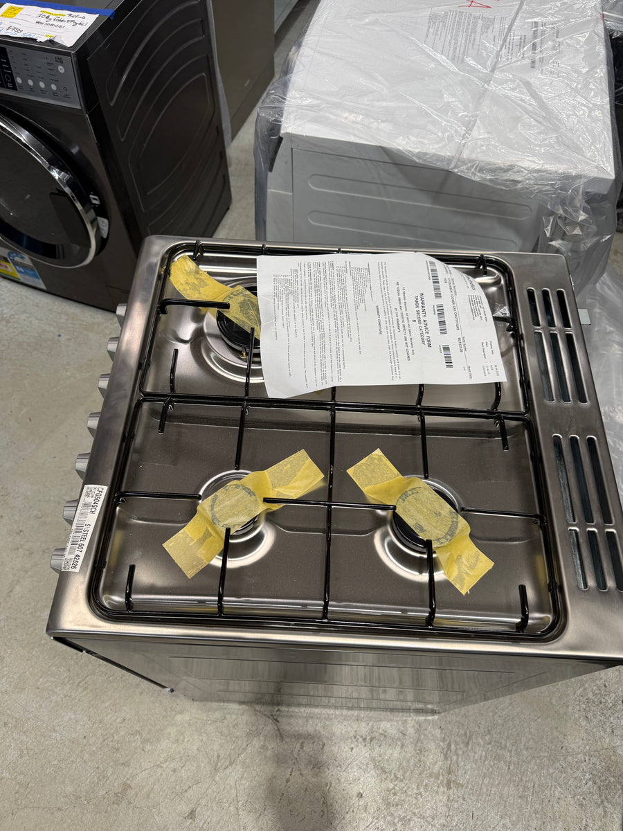 Factory second Chef 54cm Conventional Gas Stainless Steel Freestanding Oven CFG504SCH(NAT) - Second Hand Appliances Geebung