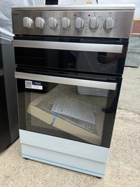 Thumbnail for Factory second Chef 54cm Electric Freestanding Cooker – CFE547SBB - Second Hand Appliances Geebung