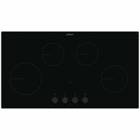 Thumbnail for Factory second Chef 90cm 4-Zone Ceramic Cooktop – Black Glass CHC942BB - Second Hand Appliances Geebung