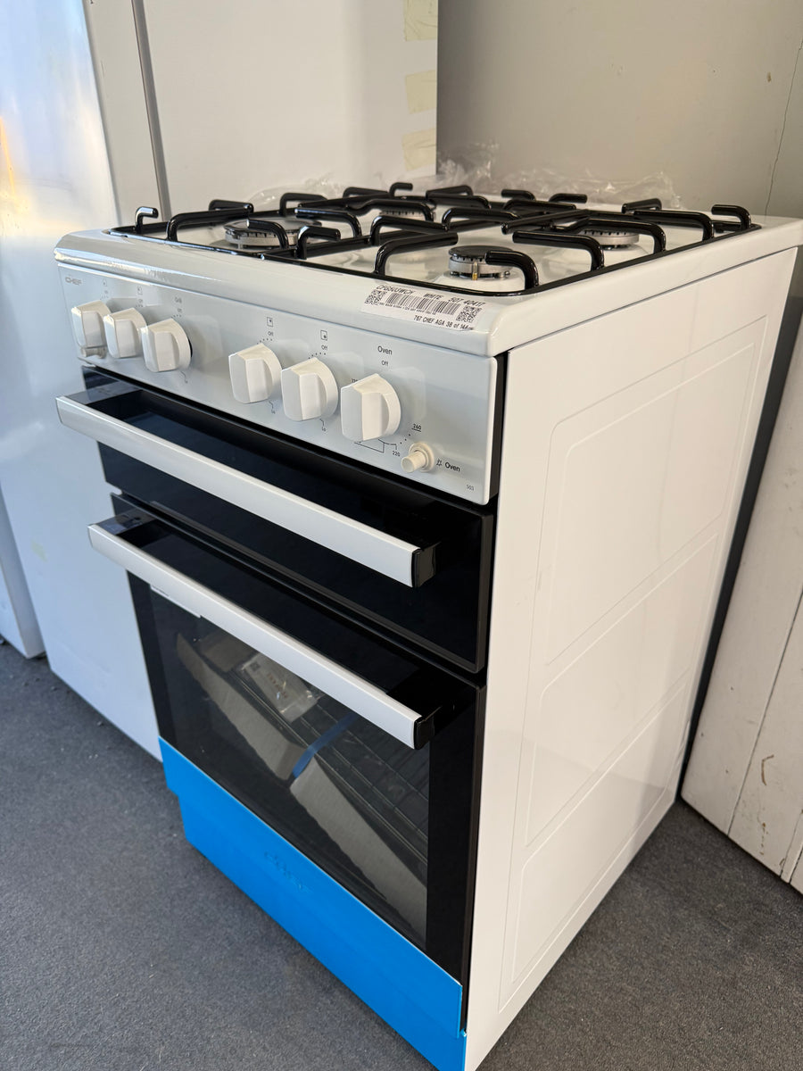 Factory second Chef CFG503WCH 54cm Freestanding Gas Cooker - Second Hand Appliances Geebung