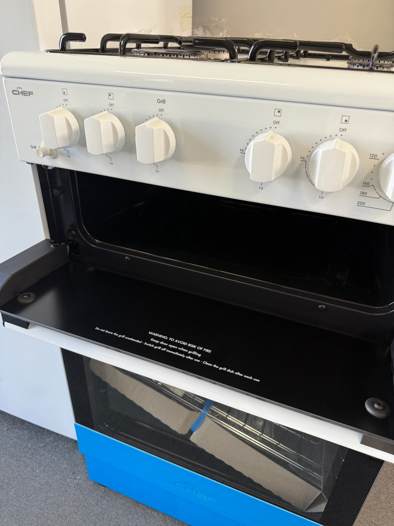 Factory second Chef CFG503WCH 54cm Freestanding Gas Cooker - Second Hand Appliances Geebung