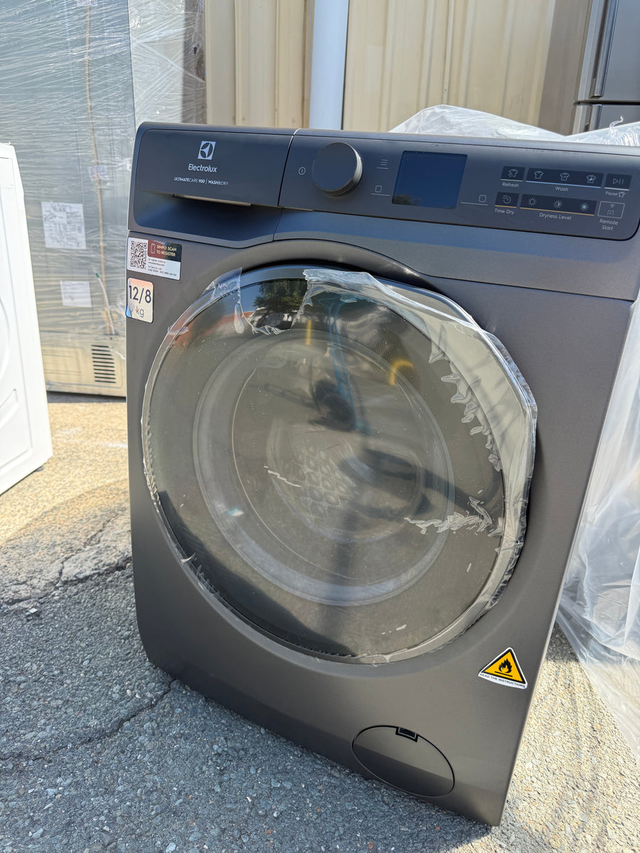 Factory second Electrolux 12kg/8kg UltimateCare 900 Front Load Washer Dryer Combo – Dark Onyx  Model: EWW1242R9SC - Second Hand Appliances Geebung