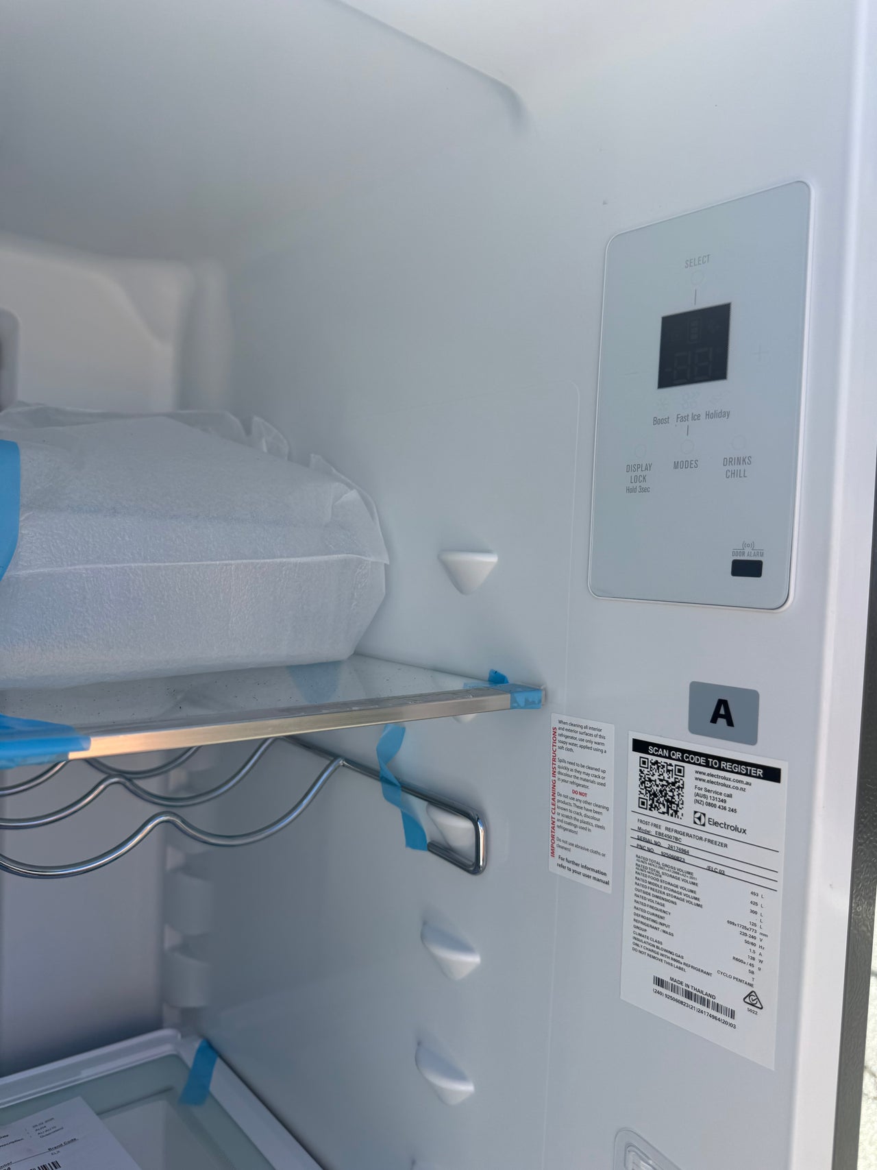 Buy Factory second Electrolux 425 L Bottom Mount Frost Free Fridge – Left Hinged (EBE4507BCX-L)(NAT) |  | [product_variant] | Second Hand Appliances Geebung Brisbane