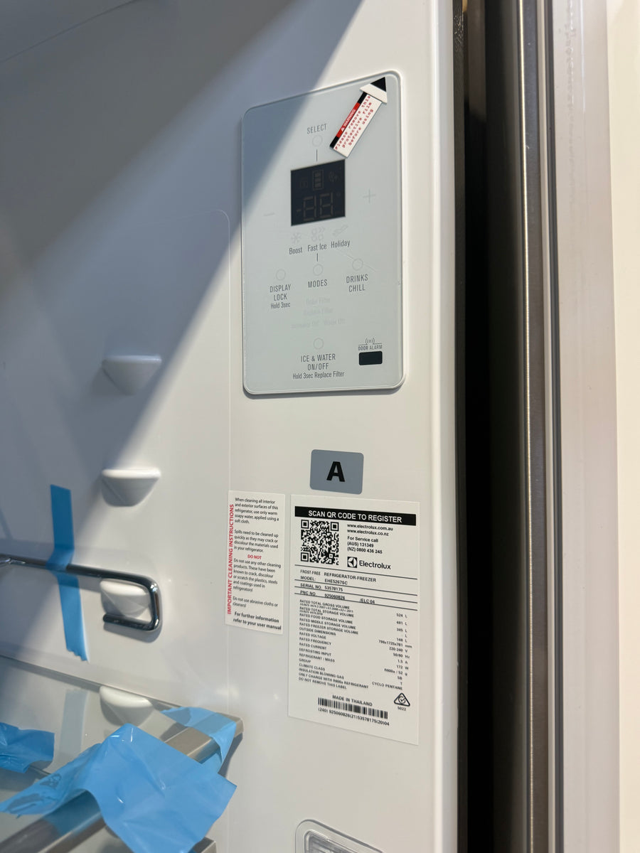 Factory second Electrolux 491L French Door Frost Free Fridge EHE5267SC - Second Hand Appliances Geebung