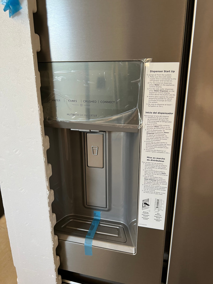 Transportation damaged Electrolux 609L French Door EHE6899sa - Second Hand Appliances Geebung