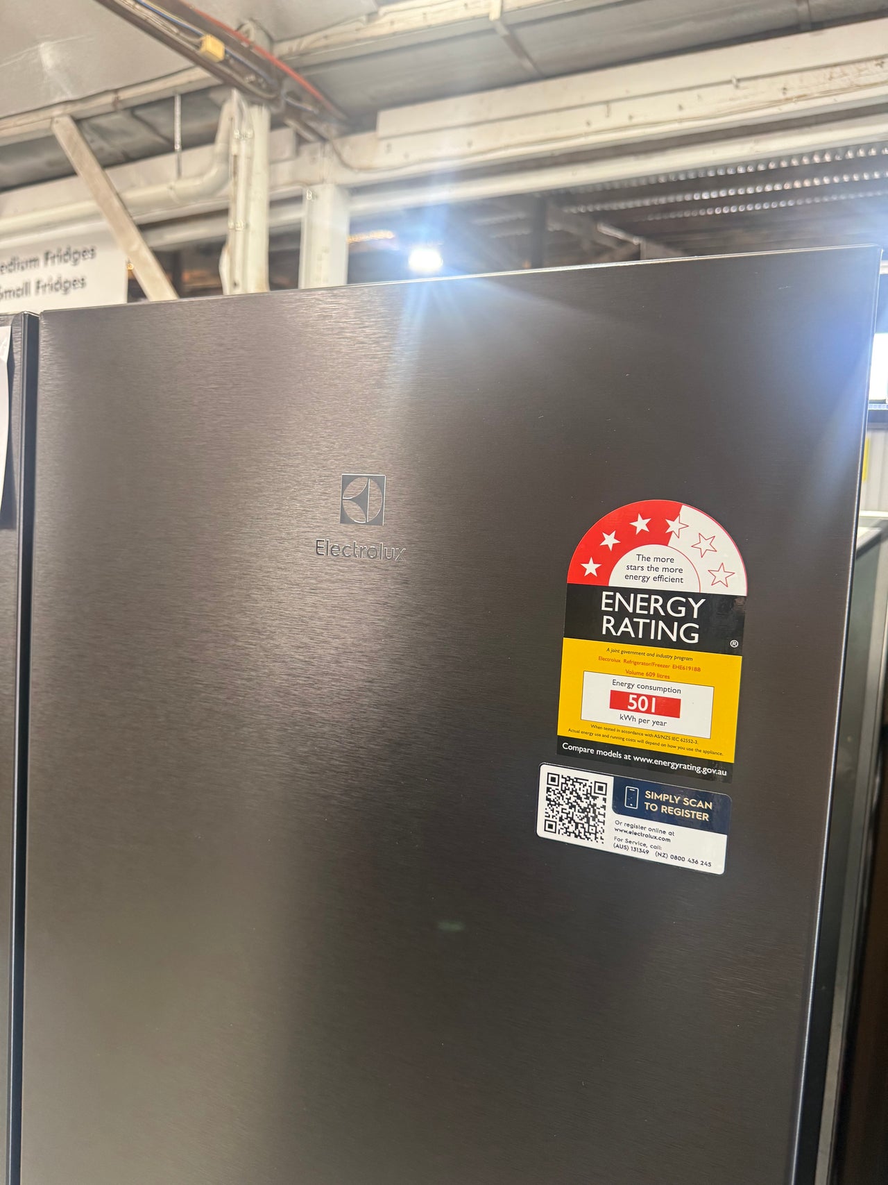 Factory second Electrolux 609L French Door Fridge – EHE6191BB - Second Hand Appliances Geebung