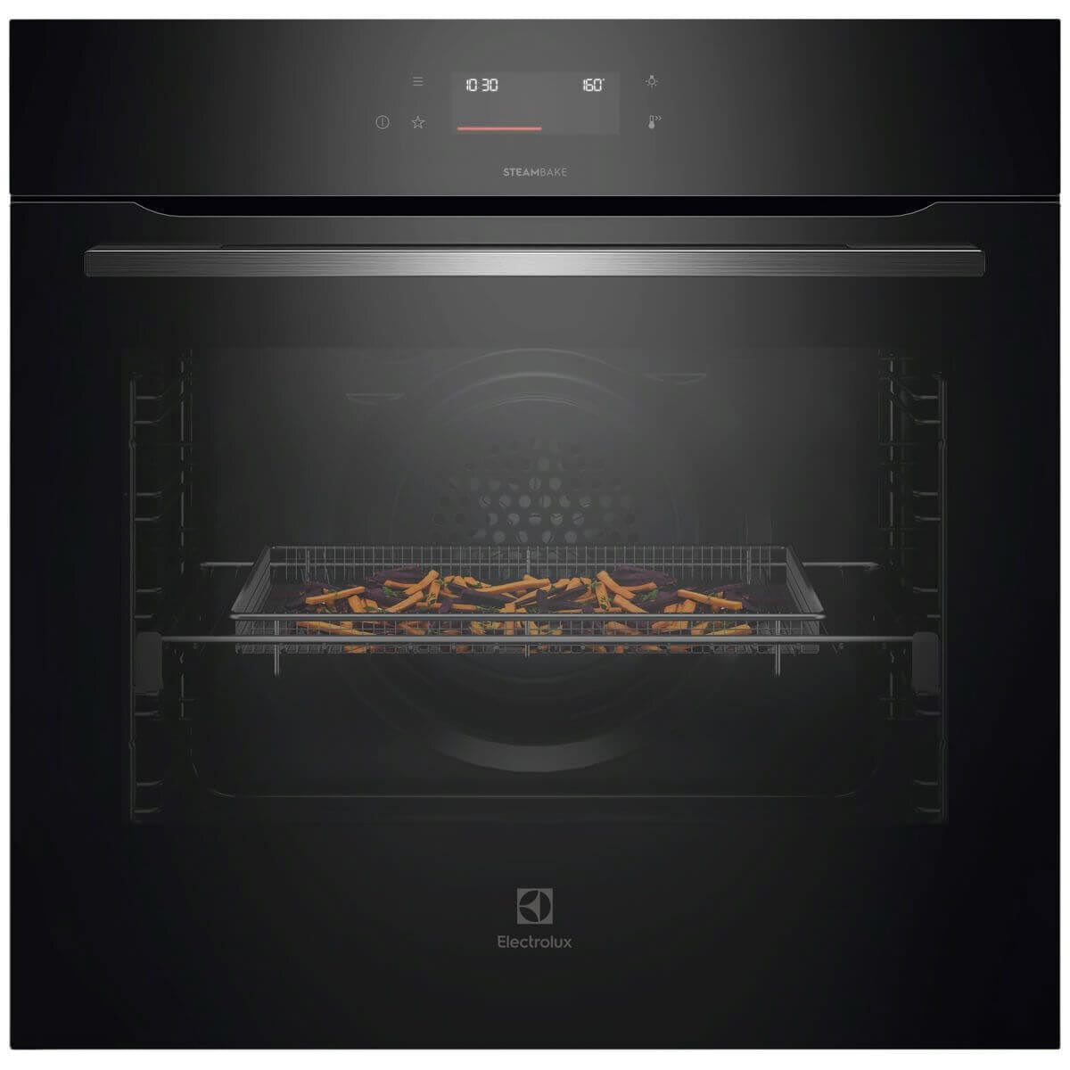 Factory second Electrolux 60cm Series 600 Pyrolytic Oven – Dark Stainless Steel Model: EVEP6616DF - Second Hand Appliances Geebung