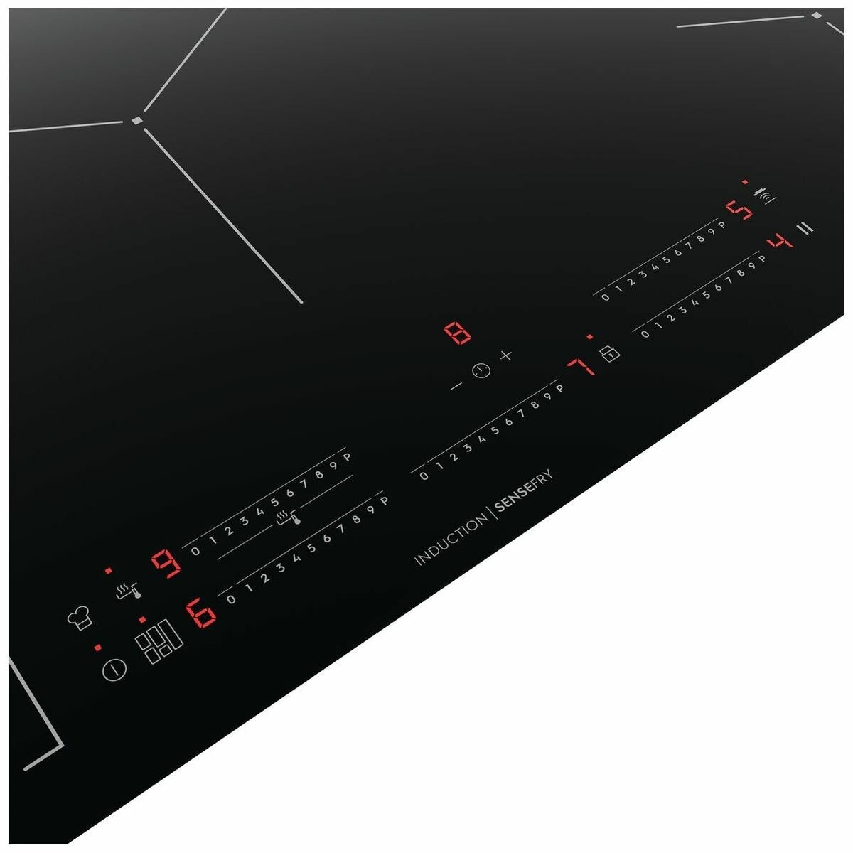 Factory second Electrolux 90cm 5-Zone Induction Cooktop – Black Glass Finish  Model: EHI977BE - Second Hand Appliances Geebung
