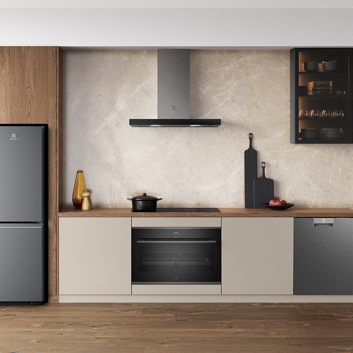 Factory second Electrolux 90cm 5-Zone Induction Cooktop – Black Glass Finish  Model: EHI977BE - Second Hand Appliances Geebung