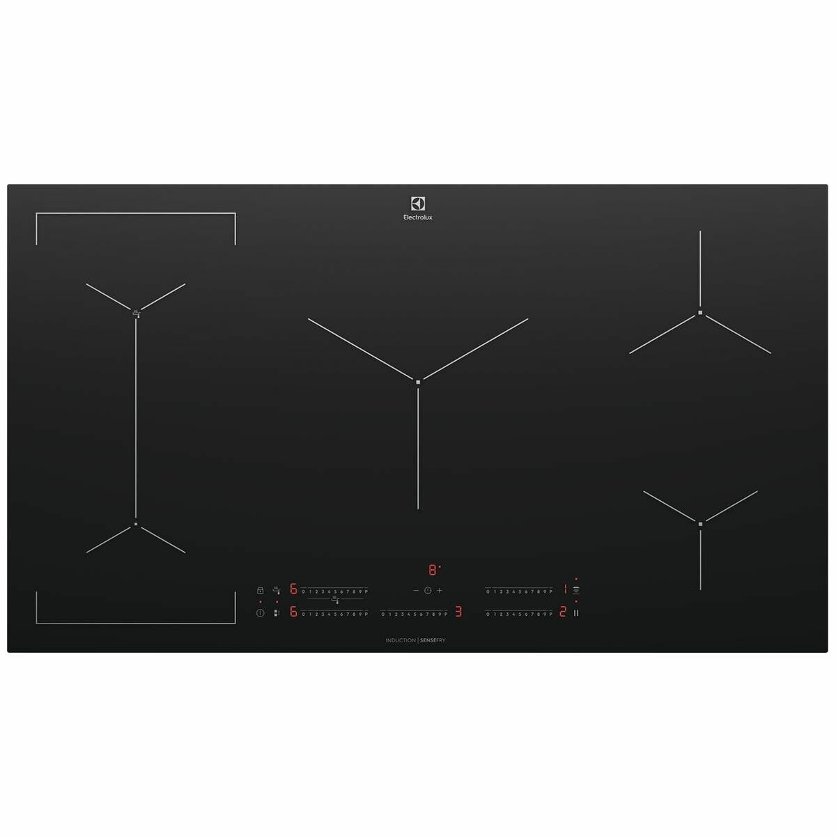 Factory second Electrolux 90cm 5 Zone Induction Cooktop EHI955BE - Second Hand Appliances Geebung