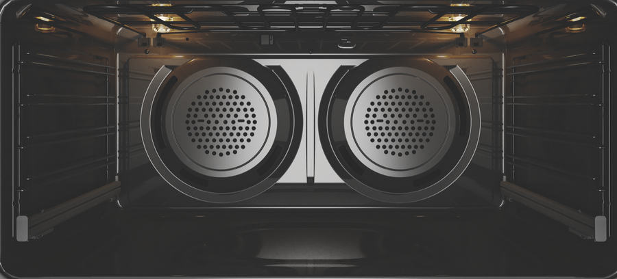 Factory second Electrolux 90cm Dual Fuel Freestanding Cooker – Dark Stainless Steel (EFEP916DSE) - Second Hand Appliances Geebung
