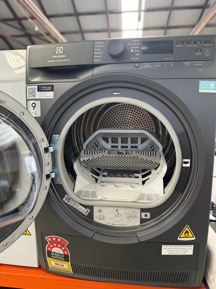 Buy Factory second Electrolux EDH903R7SC 9kg UltimateCare 700 Heat Pump Dryer – Dark Onyx |  | [product_variant] | Second Hand Appliances Geebung Brisbane