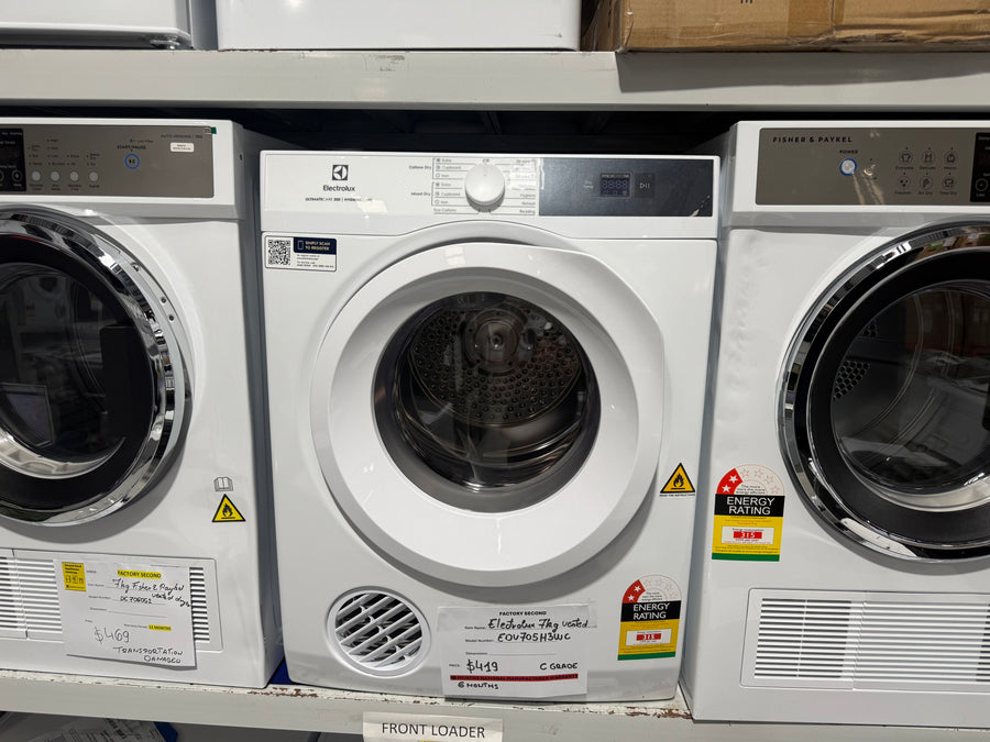 Factory second Electrolux EDV705H3WC 7kg vented tumble dryer(NAT) - Second Hand Appliances Geebung