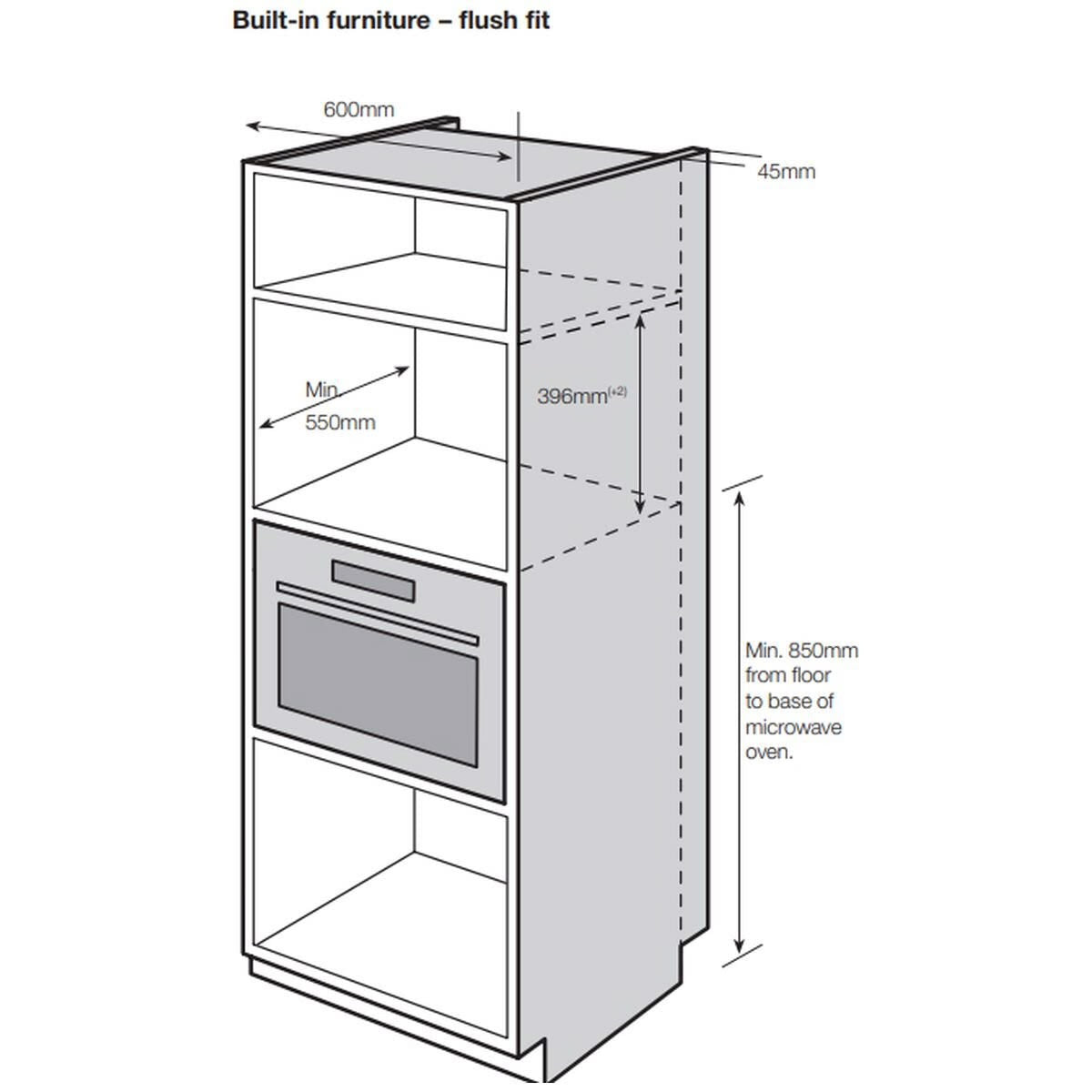 Factory second Electrolux EMB2529DSE 25L UltimateTaste 500 Built-In Combination Microwave Oven - Second Hand Appliances Geebung