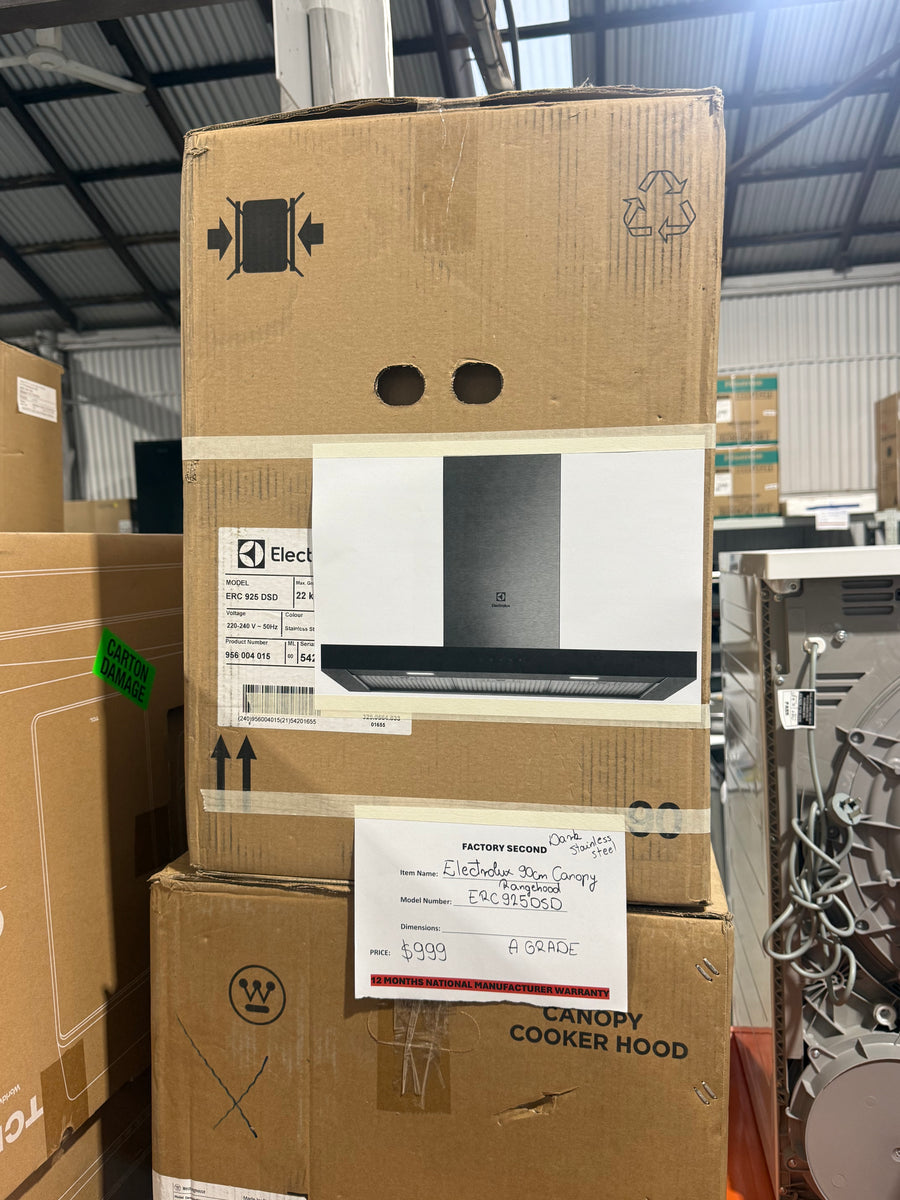 Factory second Electrolux ERC925DSD 90cm Canopy Rangehood(NAT) - Second Hand Appliances Geebung
