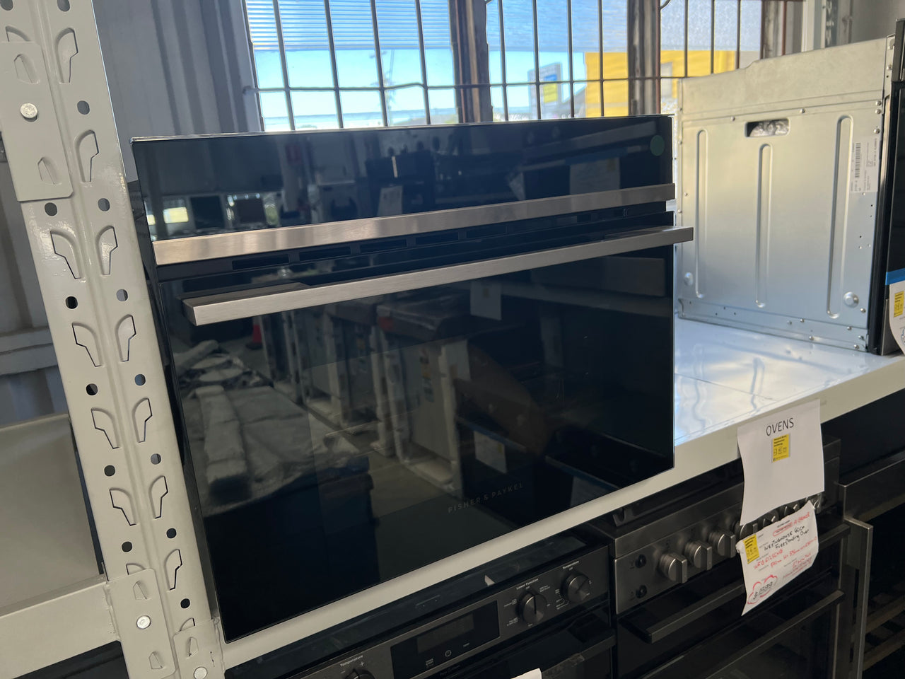 Factory second FISHER & PAYKEL 45CM COMPACT BUILT-IN COMBI-STEAM OVEN OS60NDB1 - Second Hand Appliances Geebung