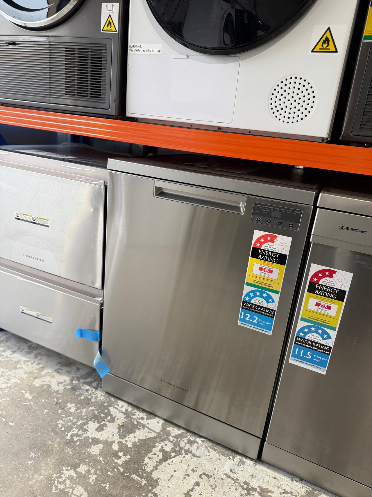 Factory second FISHER & PAYKEL CONTEMPORARY DISHWASHER DW60FC1X2 - Second Hand Appliances Geebung