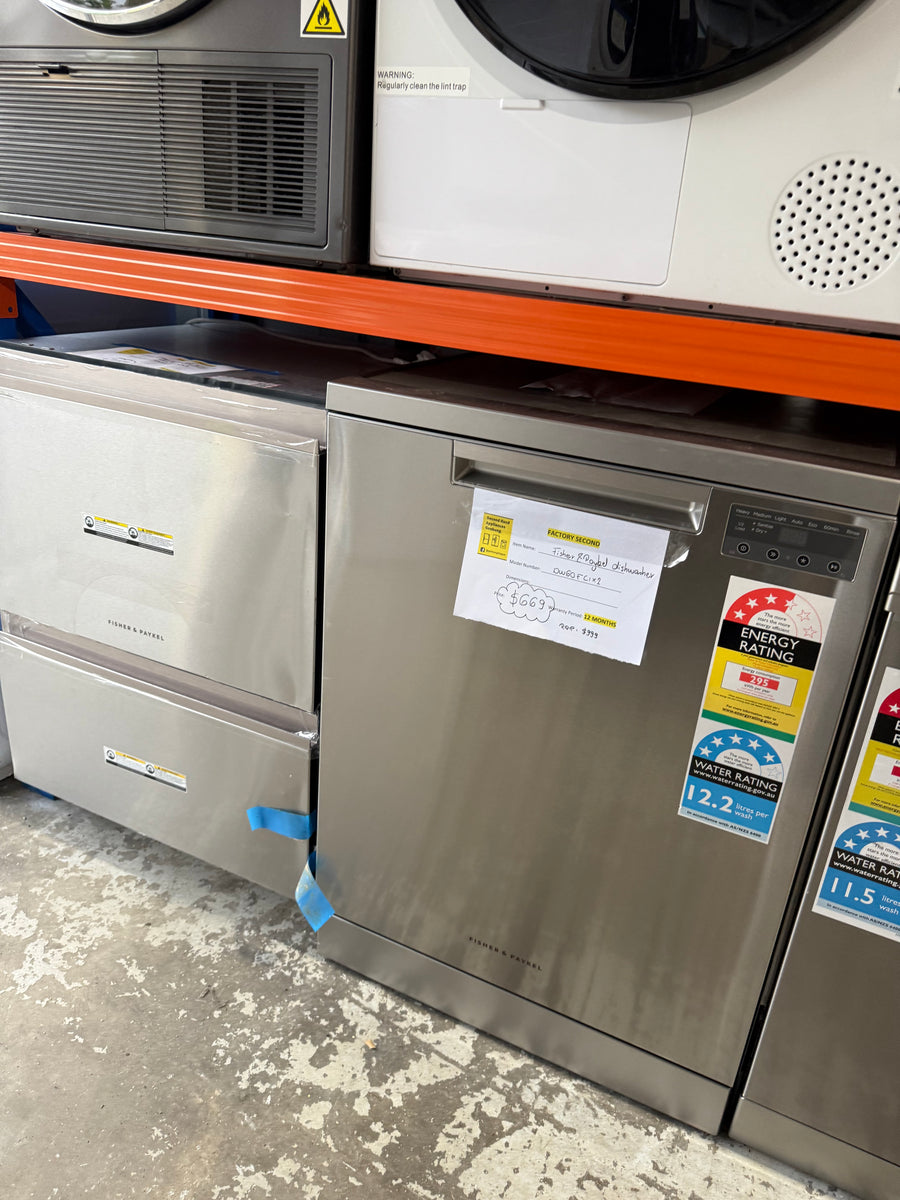 Factory second FISHER & PAYKEL CONTEMPORARY DISHWASHER DW60FC1X2 - Second Hand Appliances Geebung