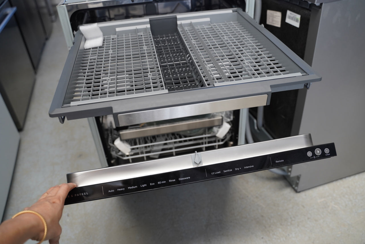 Factory second FISHER & PAYKEL SERIES 7 INTEGRATED DISHWASHER, TALL, SANITISE DW60UT4I2 - Second Hand Appliances Geebung