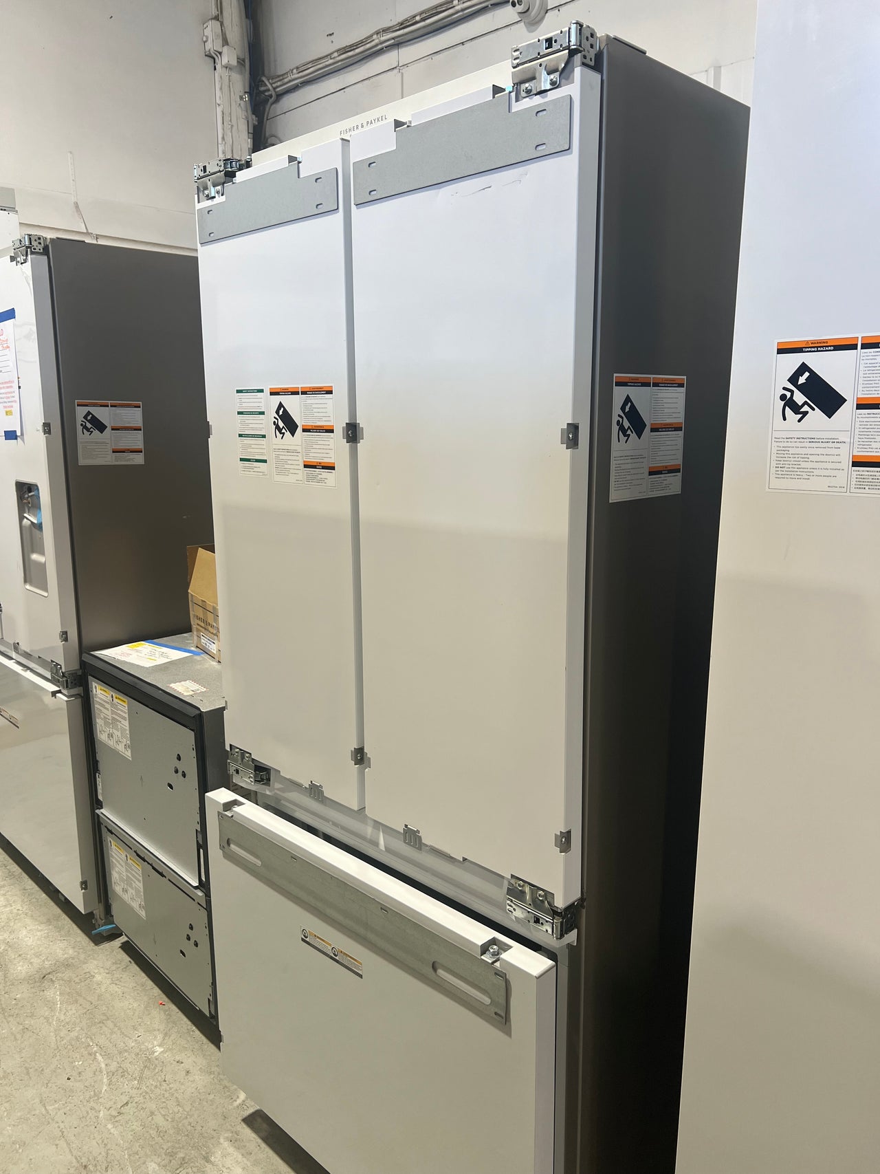 Factory second FISHER & PAYKEL SERIES 7 INTEGRATED FRENCH DOOR REFRIGERATOR FREEZER, 80CM RS80A1 - Second Hand Appliances Geebung