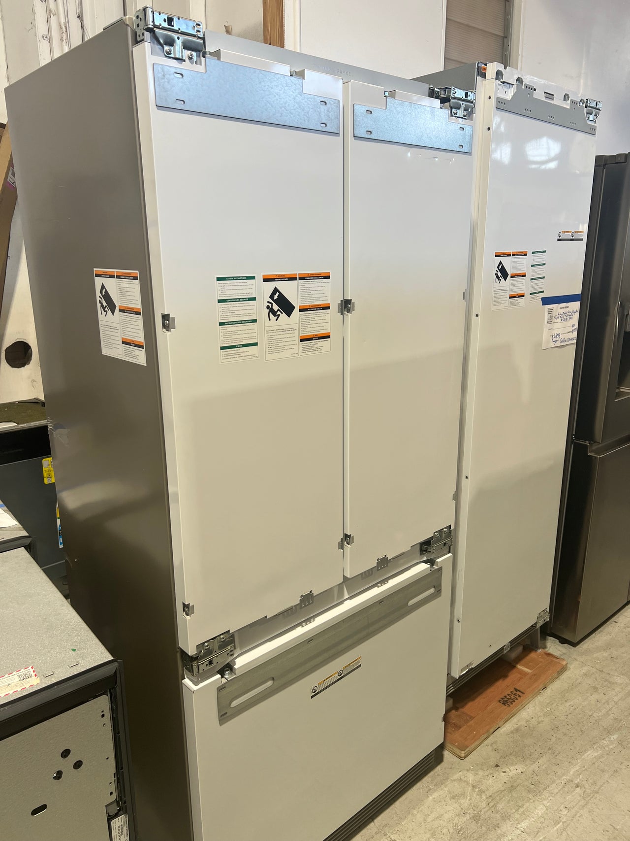 Factory second FISHER & PAYKEL SERIES 7 INTEGRATED FRENCH DOOR REFRIGERATOR FREEZER, 80CM RS80A1 - Second Hand Appliances Geebung