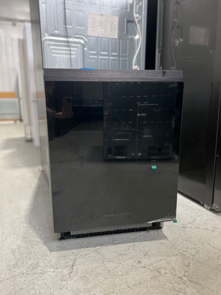 Factory second FISHER & PAYKEL SERIES 7 TALL BUILT UNDER DISHWASHER WITH SANITISE BLACK DW60UZT4B2 - Second Hand Appliances Geebung