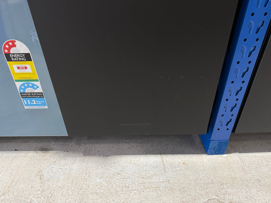 Factory second FISHER PAYKEL SERIES 7 TALL BUILT UNDER DISHWASHER WITH SANITISE BLACK DW60UZT4B2 - Second Hand Appliances Geebung