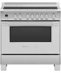 Thumbnail for Factory second FISHER & PAYKEL 90CM FREESTANDING ELECTRIC PYROLYTIC OVEN/STOVE  Model: OR90SCI6X1 - Second Hand Appliances Geebung