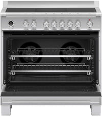 Thumbnail for Factory second FISHER & PAYKEL 90CM FREESTANDING ELECTRIC PYROLYTIC OVEN/STOVE  Model: OR90SCI6X1 - Second Hand Appliances Geebung