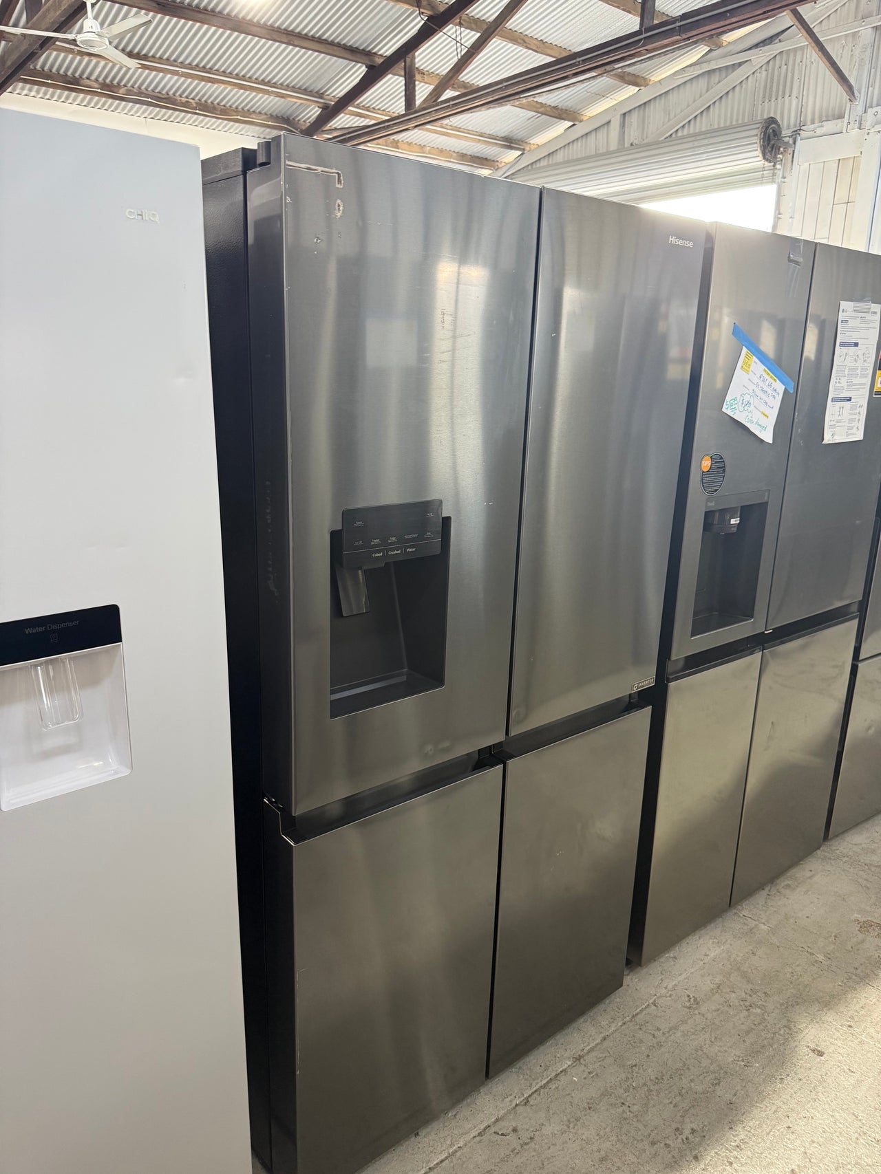 Factory second Factory second Hisense 585L French Door Refrigerator  Model: HRCD586TBWB - Second Hand Appliances Geebung