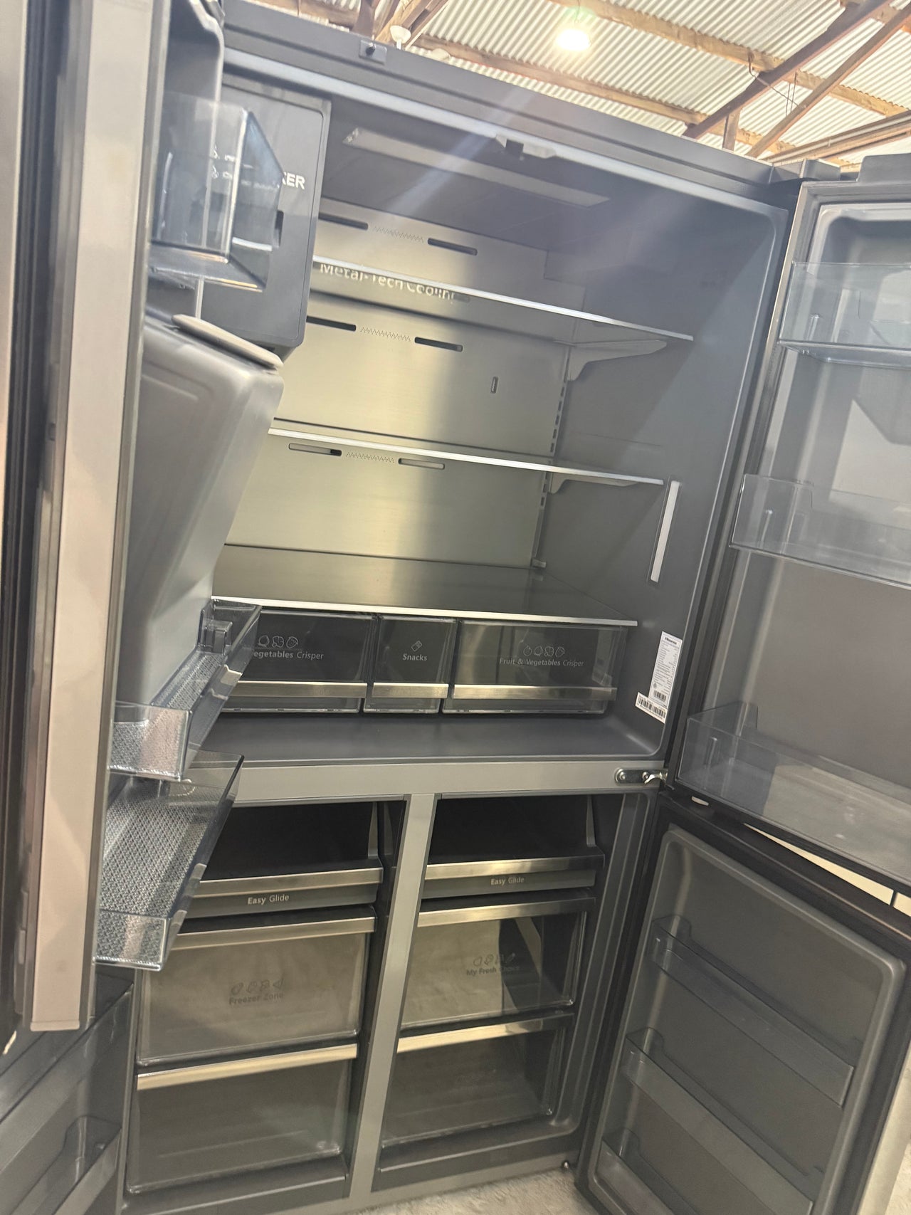 Factory second Factory second Hisense 585L French Door Refrigerator  Model: HRCD586TBWB - Second Hand Appliances Geebung