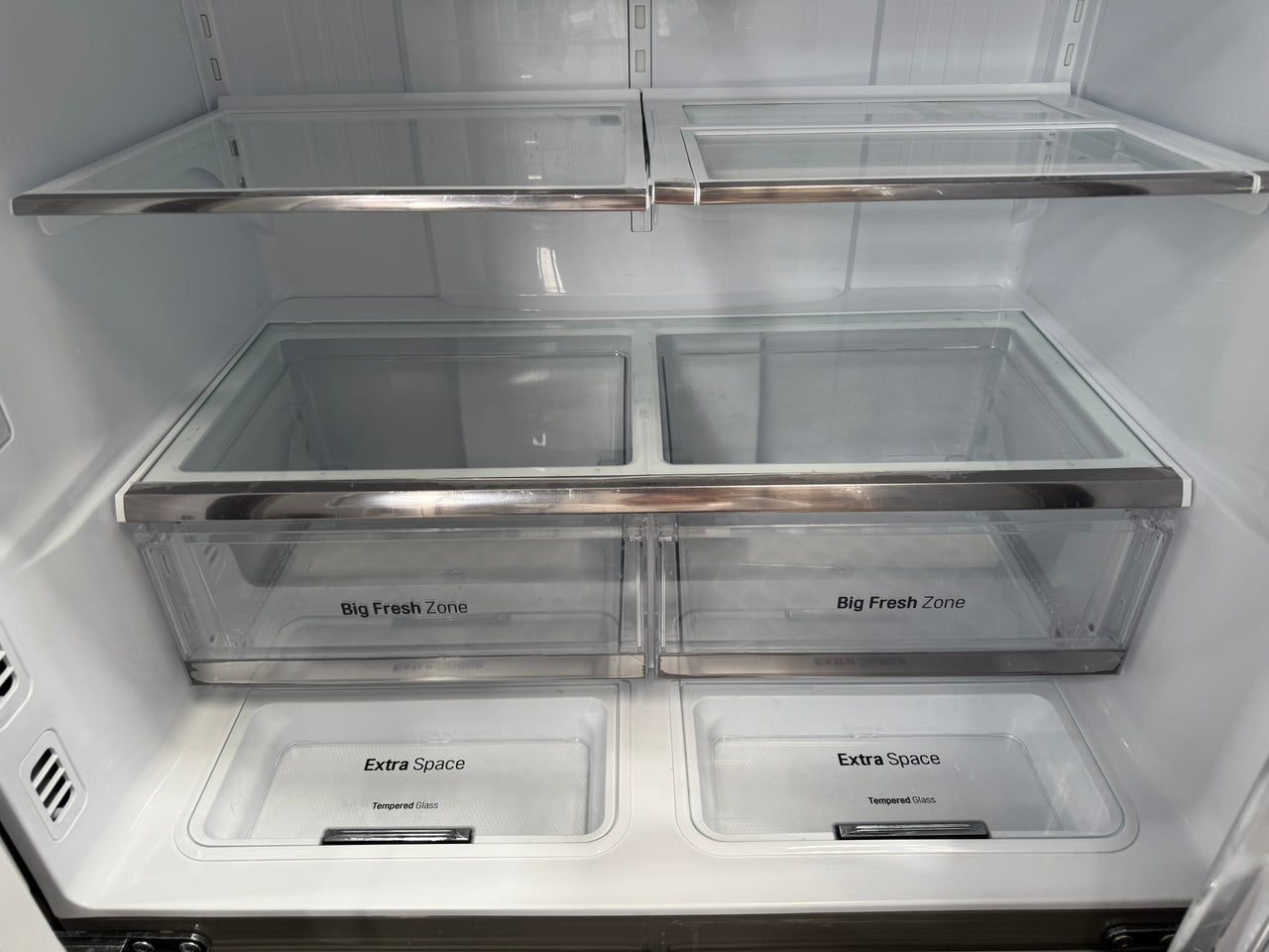 Factory second Factory second LG 708 L French Door Refrigerator – Matte Black Stainless Steel, Door-in-Door® GF-D708BSL - Second Hand Appliances Geebung