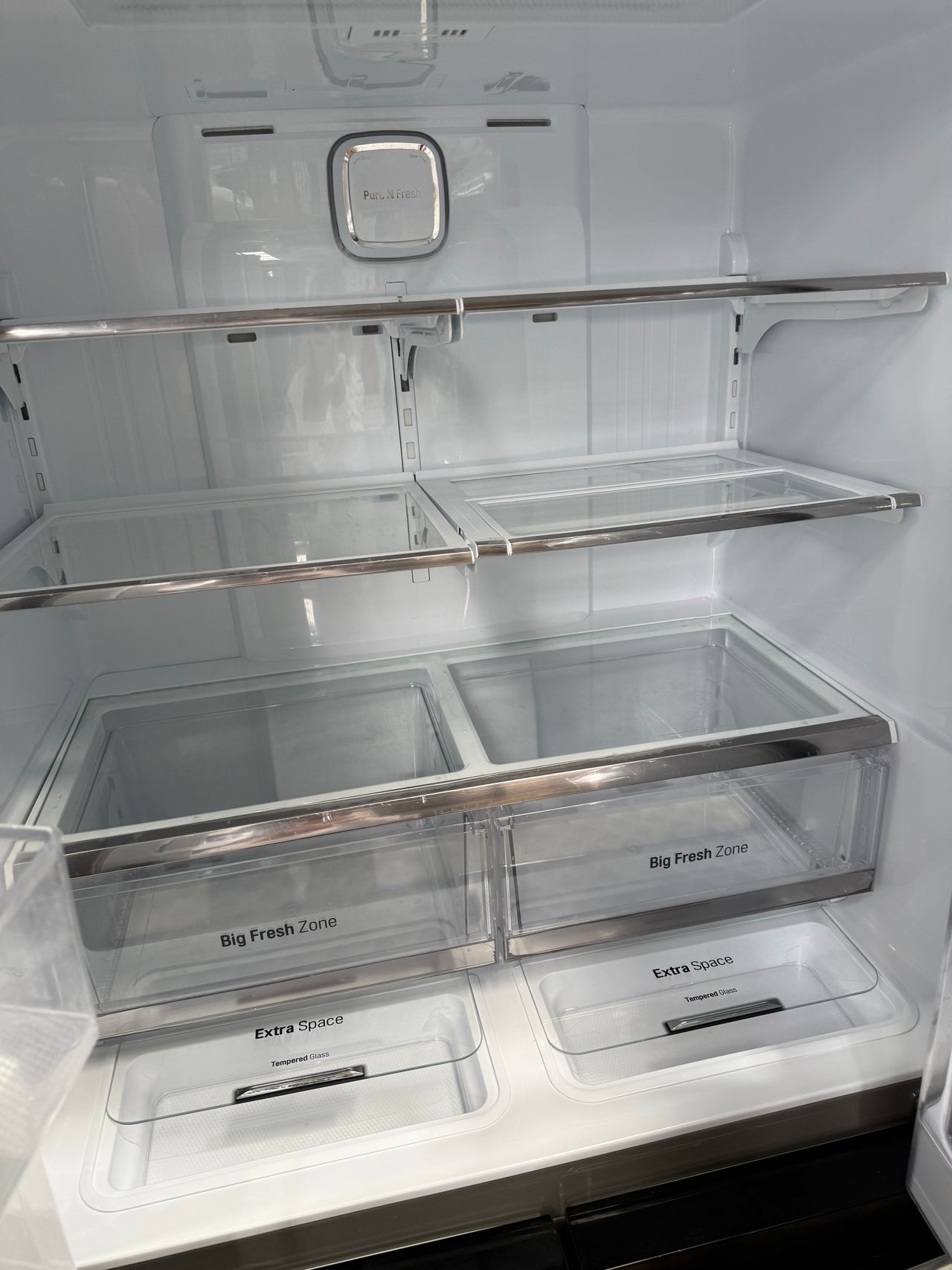 Factory second Factory second LG 708 L French Door Refrigerator – Matte Black Stainless Steel, Door-in-Door® GF-D708BSL - Second Hand Appliances Geebung