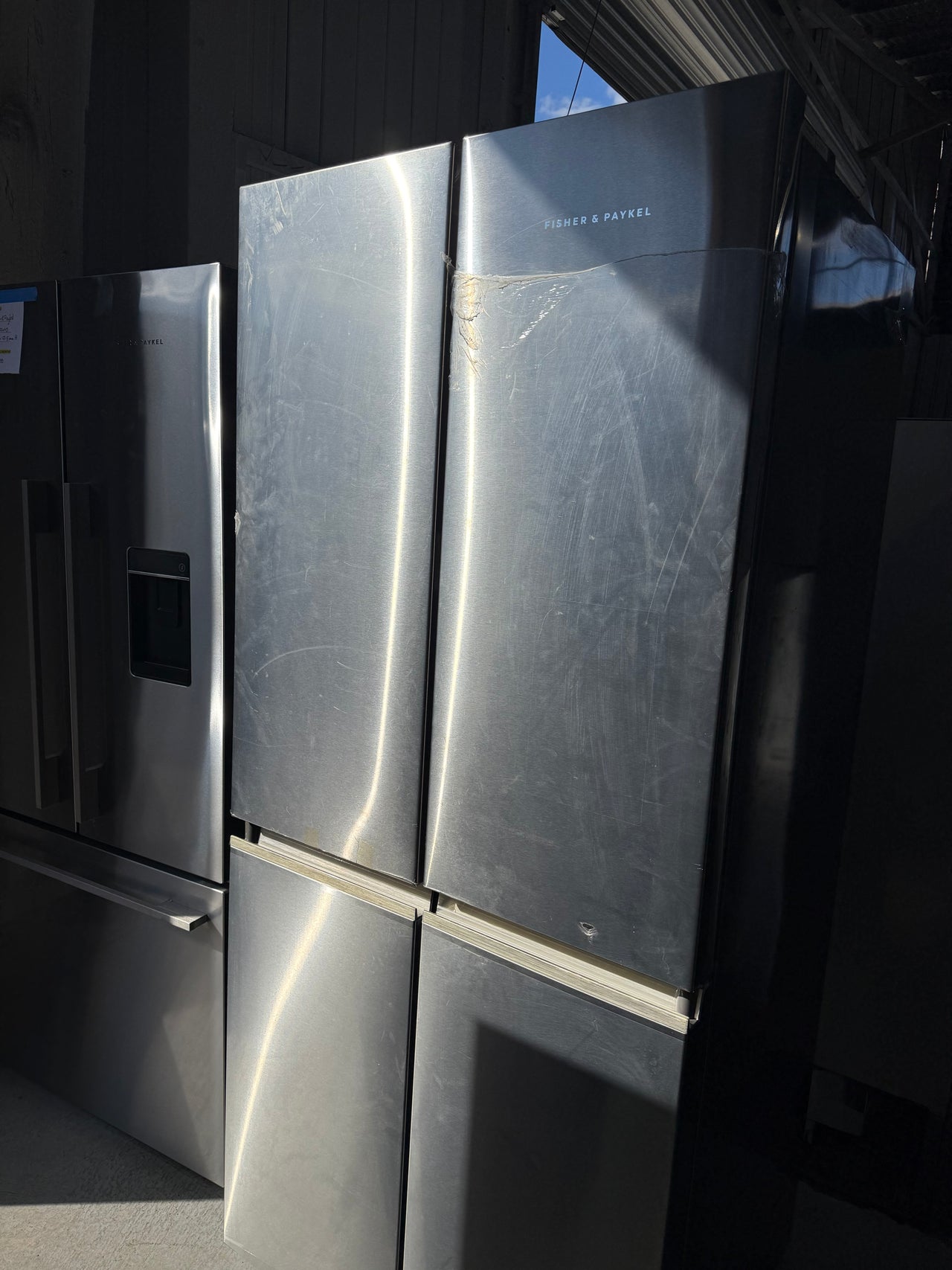 Factory second Fishe &Paykel RF500QNX1 498L Quad Door Fridge - Second Hand Appliances Geebung