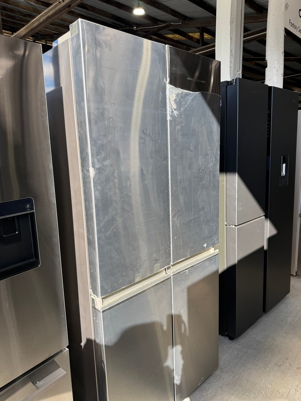 Factory second Fishe &Paykel RF500QNX1 498L Quad Door Fridge - Second Hand Appliances Geebung