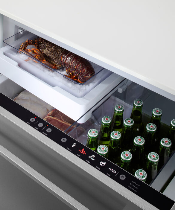 Factory second Fisher & Paykel 104L Integrated Fridge Drawer RB90S64MKIW1 - Second Hand Appliances Geebung