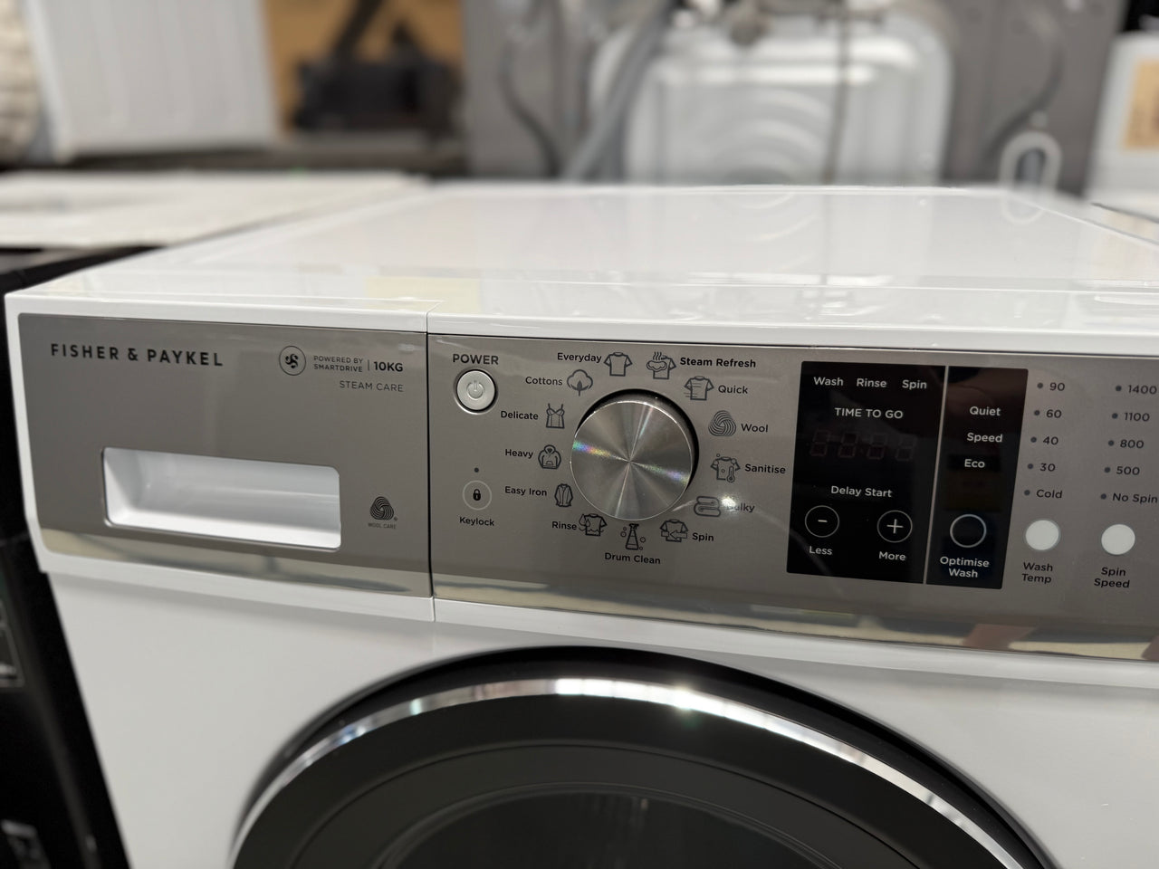 Factory second Fisher & Paykel 10kg Front Load Washer Model: WH1060P4 - Second Hand Appliances Geebung