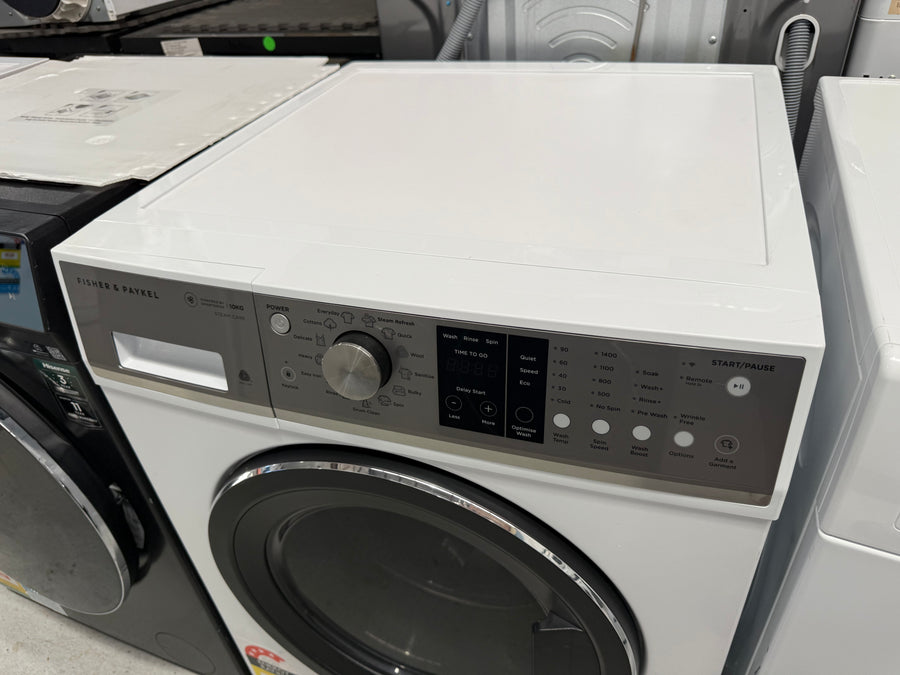 Factory second Fisher & Paykel 10kg Front Load Washer Model: WH1060P4 - Second Hand Appliances Geebung