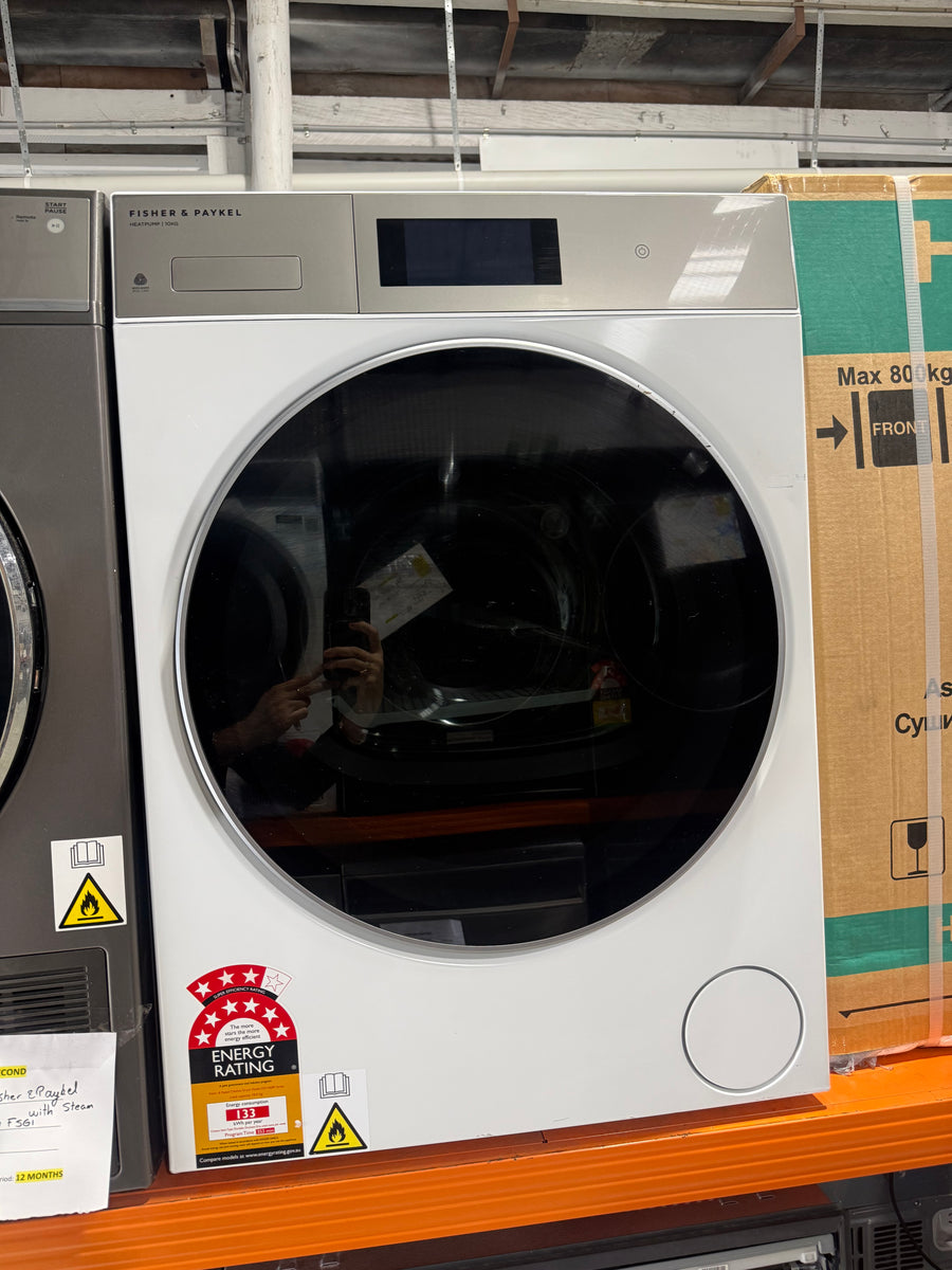 Factory second Fisher & Paykel 10kg Heat Pump Dryer – DH1060R5 - Second Hand Appliances Geebung