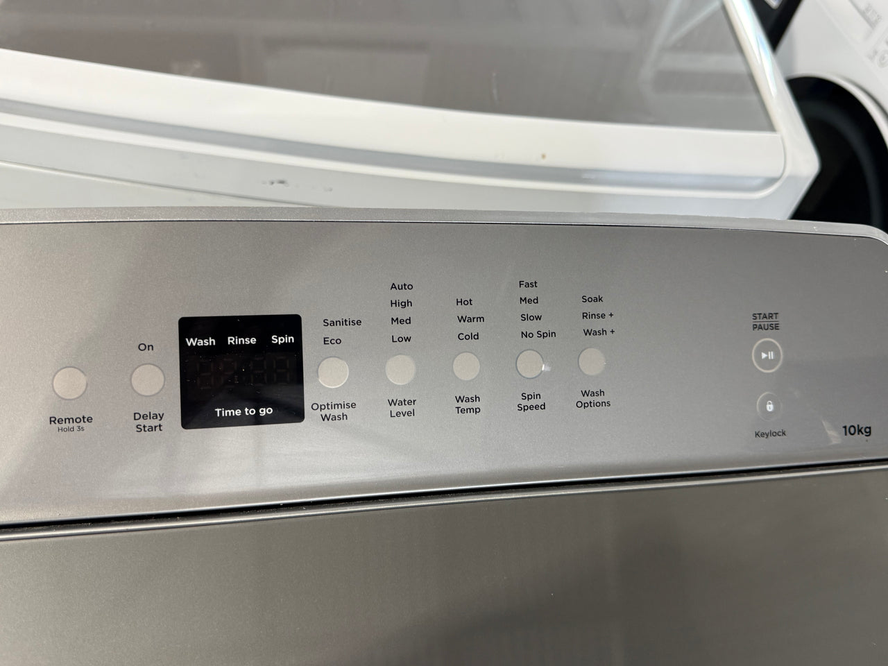 Factory second Fisher & Paykel 10kg Top Load Washing Machine  – WL1064G1 - Second Hand Appliances Geebung