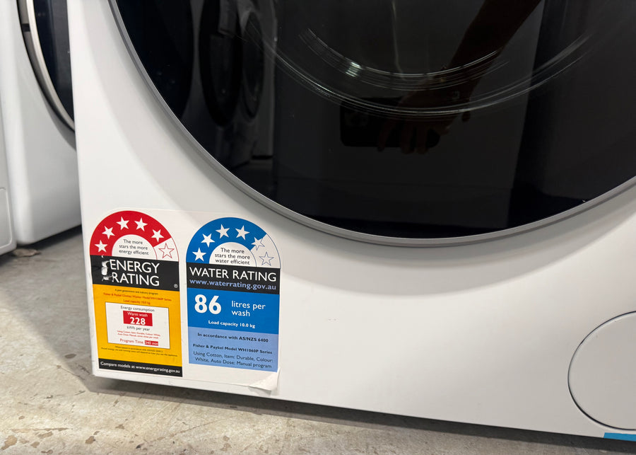 Factory second Fisher &  Paykel 10kg Washing Machine – WH1060P5 - Second Hand Appliances Geebung