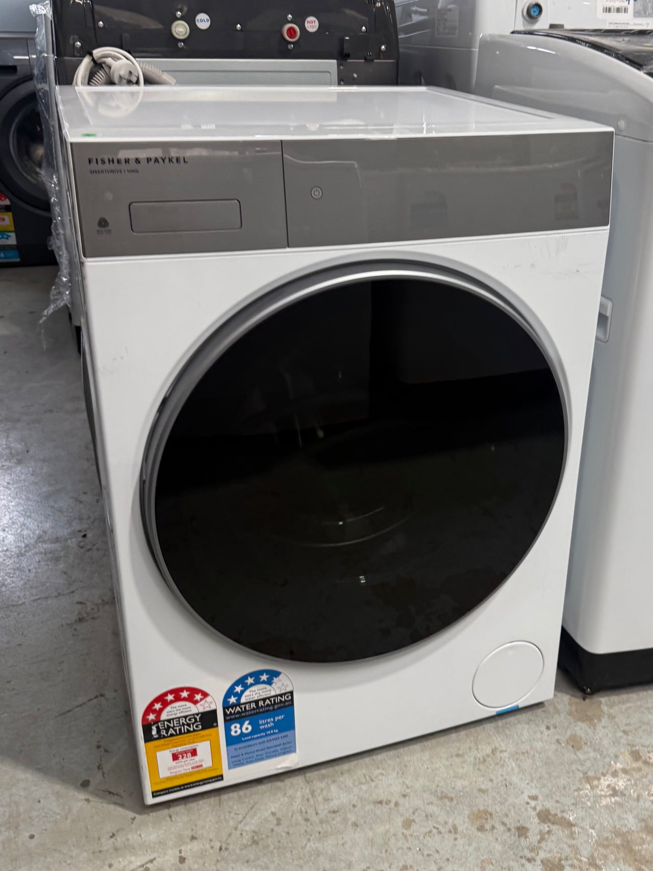 Factory second Fisher &  Paykel 10kg Washing Machine – WH1060P5 - Second Hand Appliances Geebung