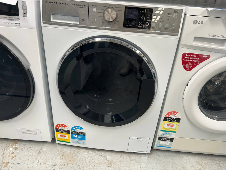 Factory second Fisher & Paykel 11kg Front Load Washing Machine WH1160F2 - Second Hand Appliances Geebung