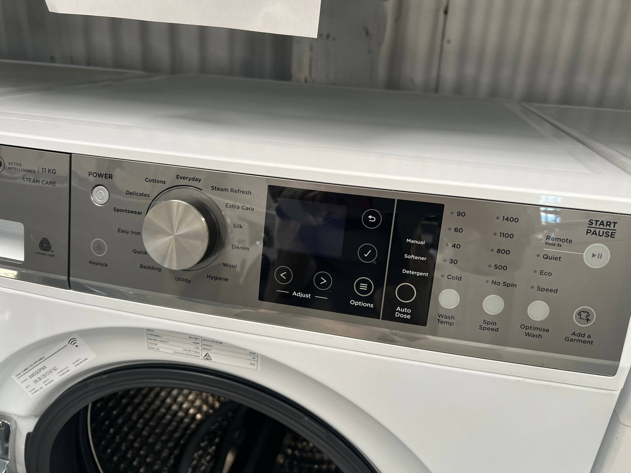 Factory second Fisher & Paykel 11kg Front Load Washing Machine WH1160F2 - Second Hand Appliances Geebung