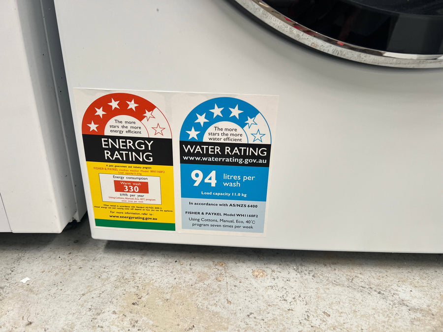 Factory second Fisher & Paykel 11kg Front Load Washing Machine WH1160F2 - Second Hand Appliances Geebung