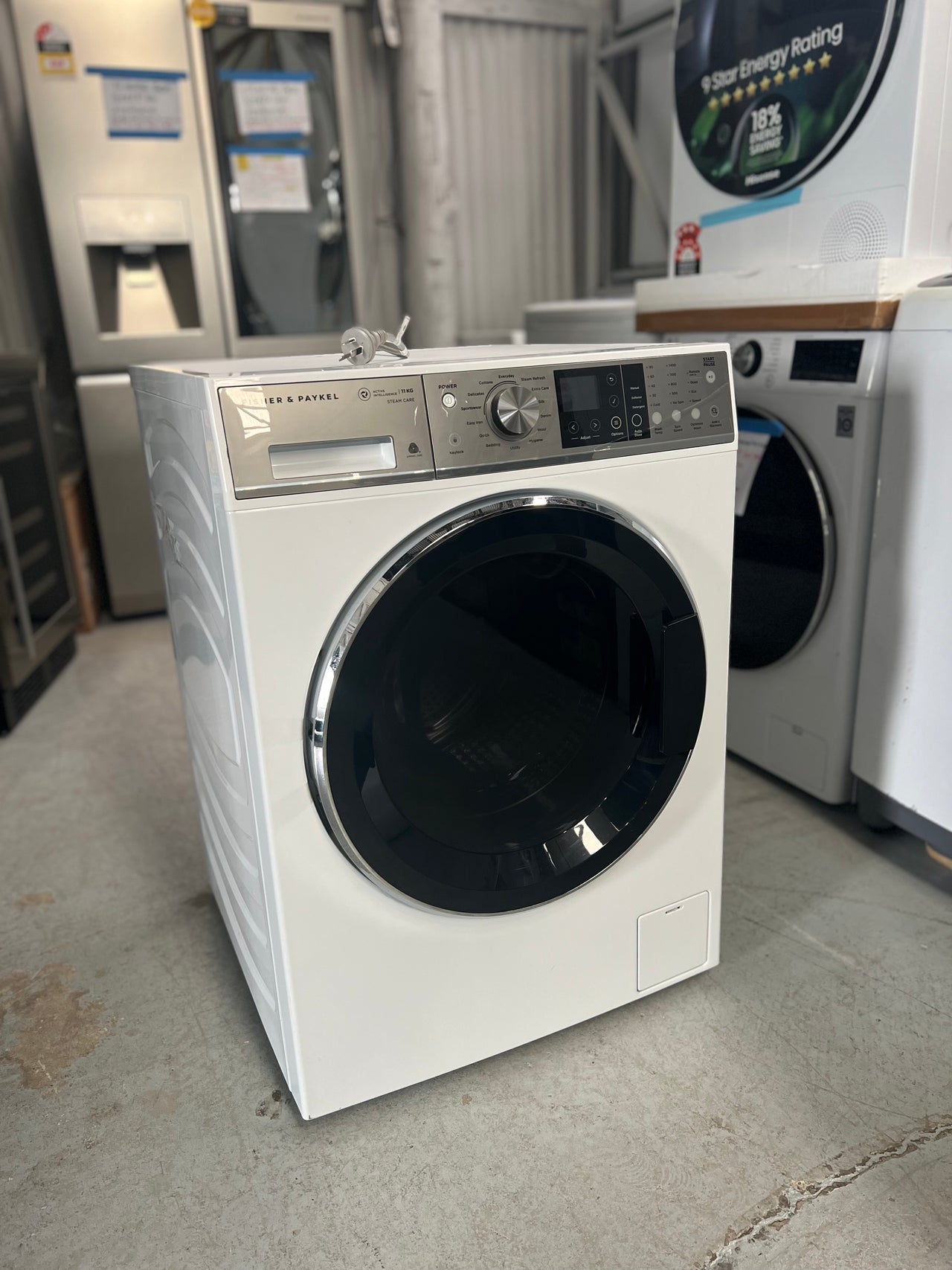 Factory second Fisher & Paykel 11kg Front Load Washing Machine WH1160F2 - Second Hand Appliances Geebung